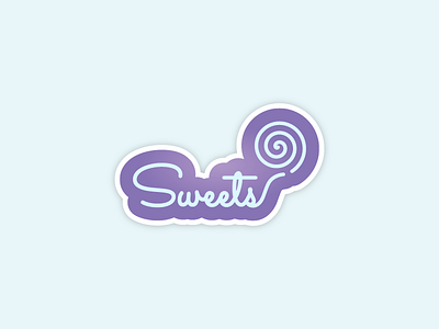Sweets branding identity illustrator logo logos sweets thirty thirtylogos