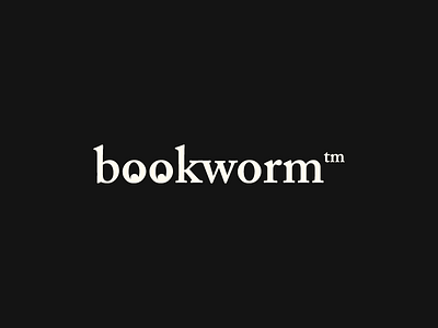 Bookworm bookworm branding identity illustrator logo logos thirty thirtylogos
