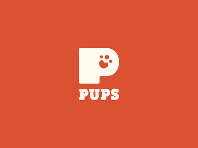 Pups branding identity illustrator logo logos pups thirty thirtylogos