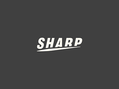 Sharp branding identity illustrator logo logos sharp thirty thirtylogos