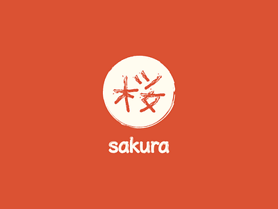Sakura branding identity illustrator logo logos sakura thirty thirtylogos