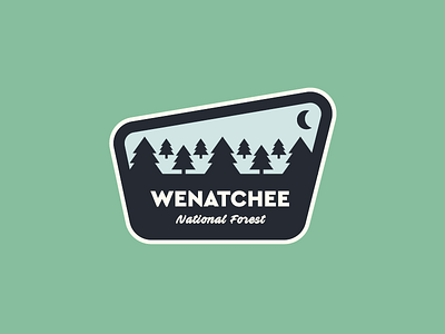 Wenatchee National Forest branding identity illustrator logo logos thirty thirtylogos wenatchee wenatchee national forest