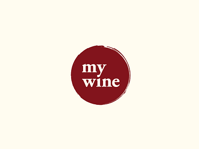 My Wine branding identity illustrator logo logos my wine thirty thirtylogos wine
