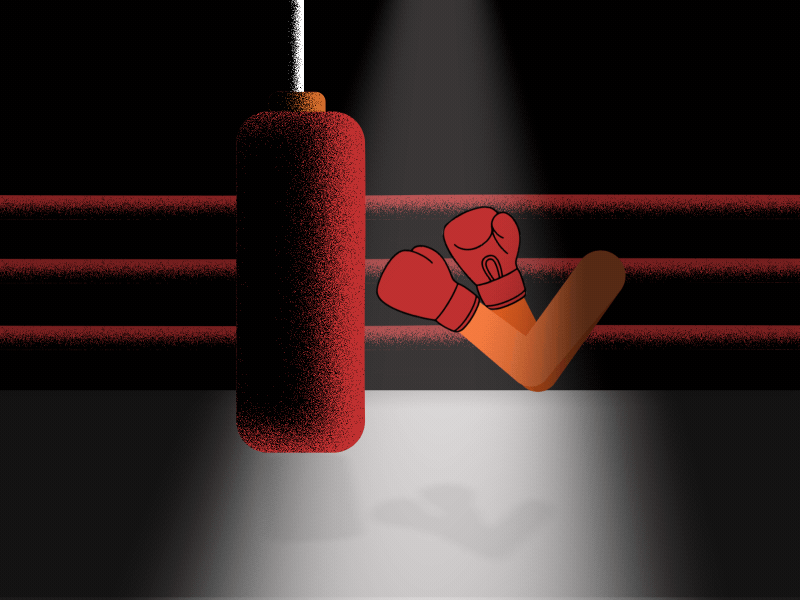 boxing 2d animation adobe aftereffects aftereffects boxing challenge character animation duik bassel gif hand rig rigging