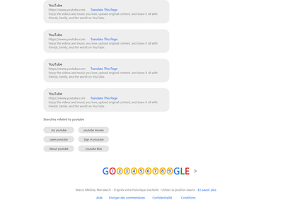 Google Search Web light mode REDESIGN design flat google searching ui ux web website