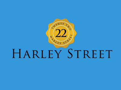 22 Harley Street Logo adobe badge brand crest logo medical stamp vector