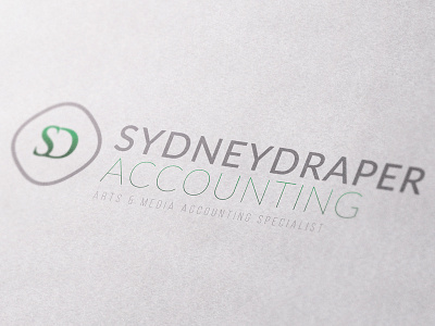 Sydney Draper Accounting Logo/Branding accounting arts branding corporate logo logo mark media