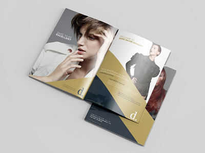 Dare Salon & Academy Brochure 2016 academy brochure design fashion graphics hair magazine photoshop pixels salon
