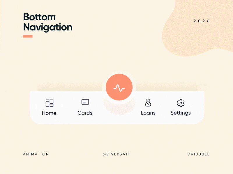 Bottom Navigation Animation