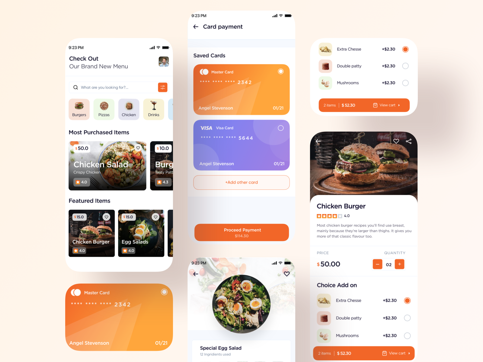 Food Menu by Vivek Sati on Dribbble