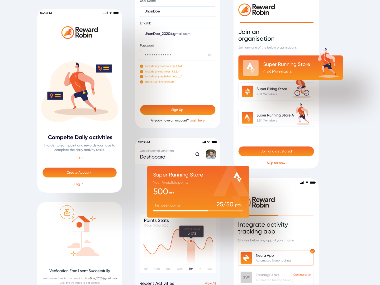 Reward App by Vivek Sati on Dribbble
