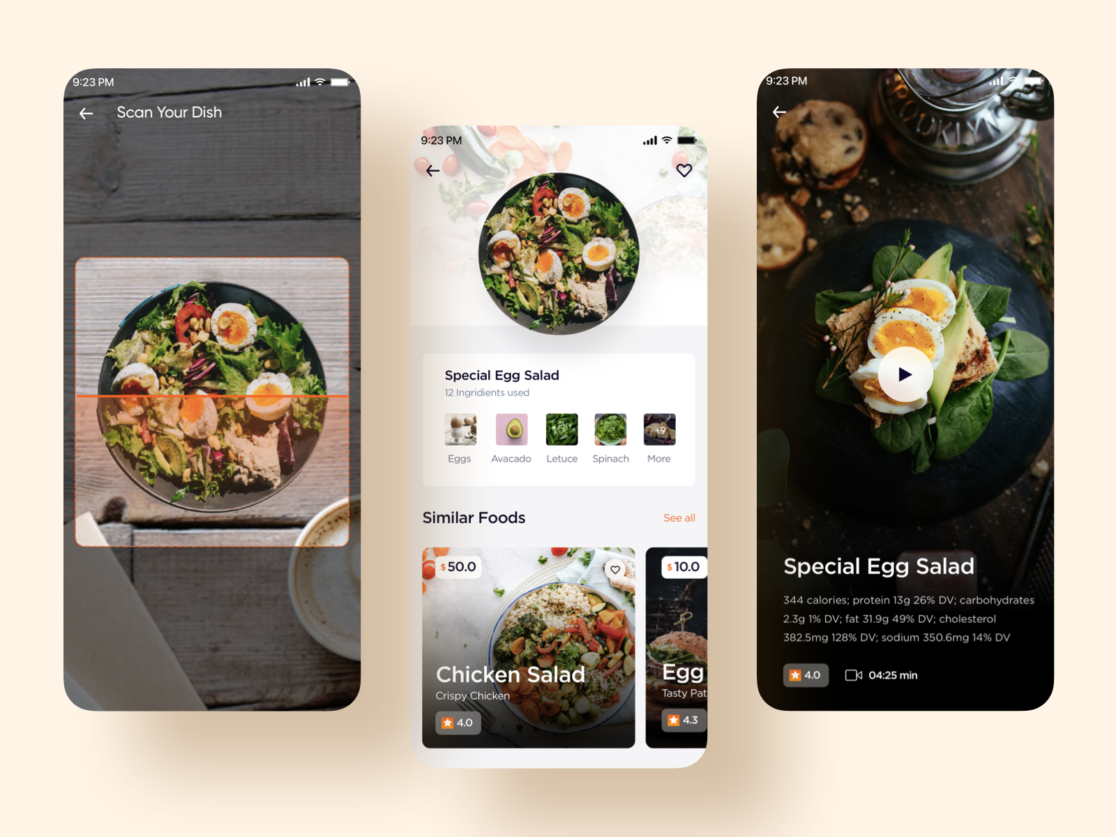 Food Scan by Vivek Sati on Dribbble