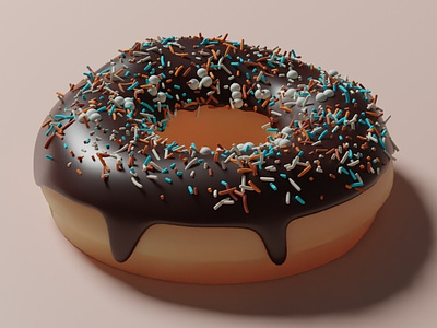 3D Donut Design 3d designer blender blender 3d donut