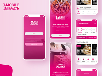 T mobile App concept