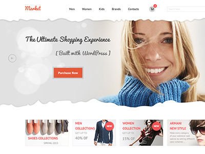 Market - eCommerce, Retail, Shopping PSD