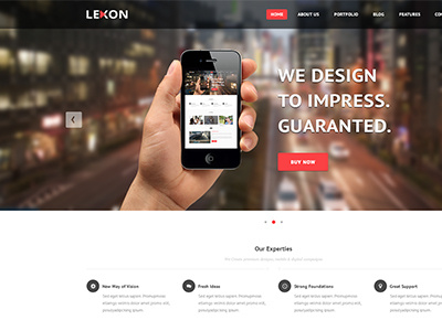 Lexon blog blog magazine bootstrap clean creative design gallery green skin