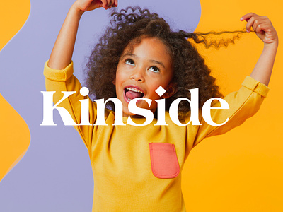 Kinside Branding - Logo branding childcare children design kids layout logo logotype photography startup type typography