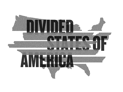 Divided States of America america election protest signs