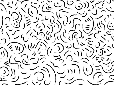 Pattern II black and white lines pattern squiggle