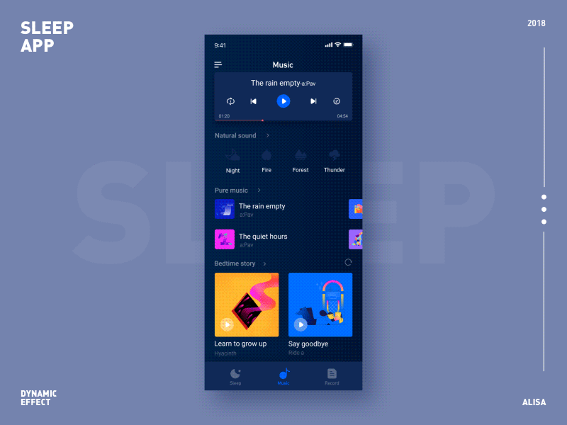 The music interface blue data gif icon music sleep ui