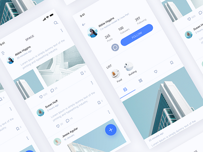Social APP- redesign chat clean redesign social ui white 图标 应用 蓝色 设计 颜色