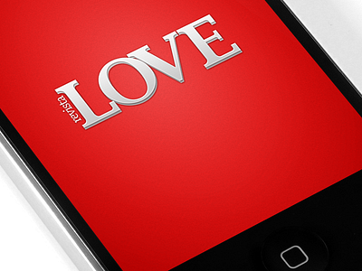 Revista Love App | Screens app iphone justworks logo magazine photo red revista