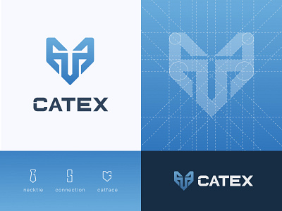 catex logo blockchain btc cat catex coin tokens
