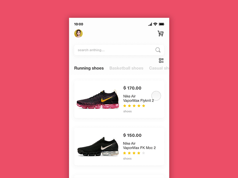 Dynamic design of E-commerce APP page