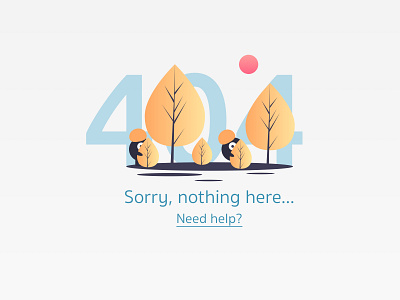 DailyUI challenge #008. 404 Page.