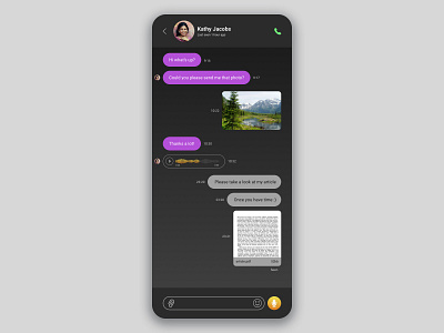 DailyUI challenge #013. Direct Messaging.