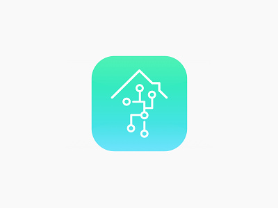 DailyUI challenge #005. Smart home app icon. app icon dailyui dailyui 005 icon mobile app mobile design
