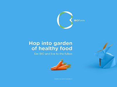 Bioform – Hop in the garden bio branding corporate food grocery healthy identity local store