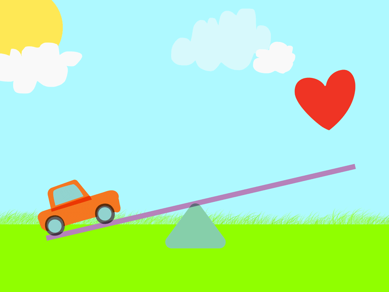 Car or heart or car or heart or car or heart or ca.... animation car first gif heart quick see saw shot