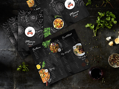 Menu Card branding creative food graphics design menu card restaurant