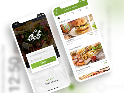 food delivery mobile app branding food delivery mobile app iphone x mockup ui ux