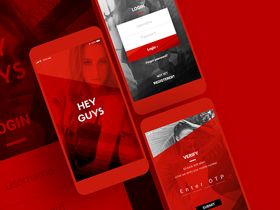 Dating App Hot! UI by Varun Reghu on Dribbble