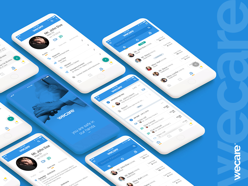 Healthcare Mobile app screens by Varun Reghu on Dribbble