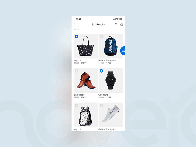 Mobile app filter interaction UI/UX