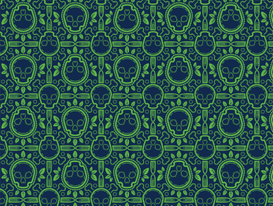 Skull Pattern art bone cranium design digital leaf line pattern pattern design repeat seamless simple skull skull and crossbones