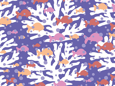 Beautiful Coral Seamless Pattern