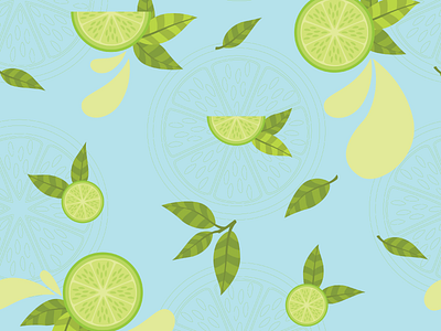 Lime Seamless Pattern