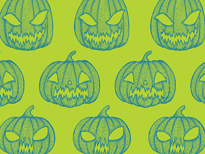 Pumpkin Seamless Pattern green pattern pumpkin seamless