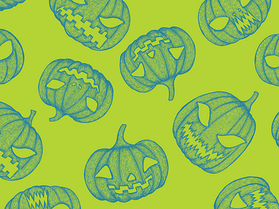 Pumpkin Seamless Pattern art line pattern pumpkin seamless