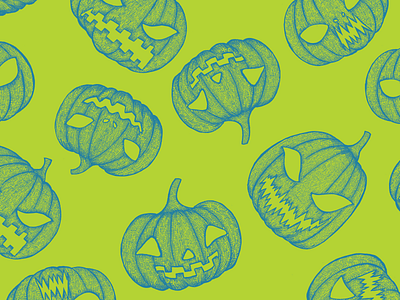 Pumpkin Seamless Pattern