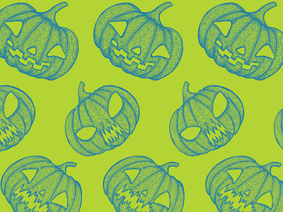 Pumpkin Seamless Pattern art line pattern pumpkin seamless