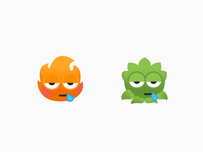Monster Emoji animated character emoji gif illustration likable monster