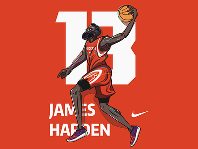 James Harden design illustrator