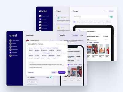 Kobi — Client space (2/4) ads branding marketing product design ui