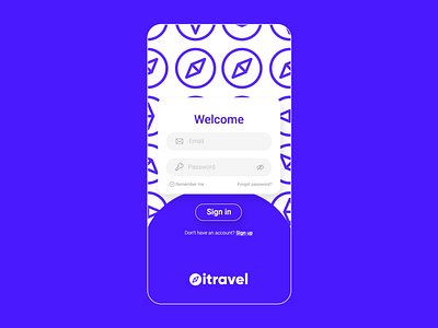 itravel | UI design