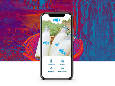 Aya Milk App app aya milk design icon ui